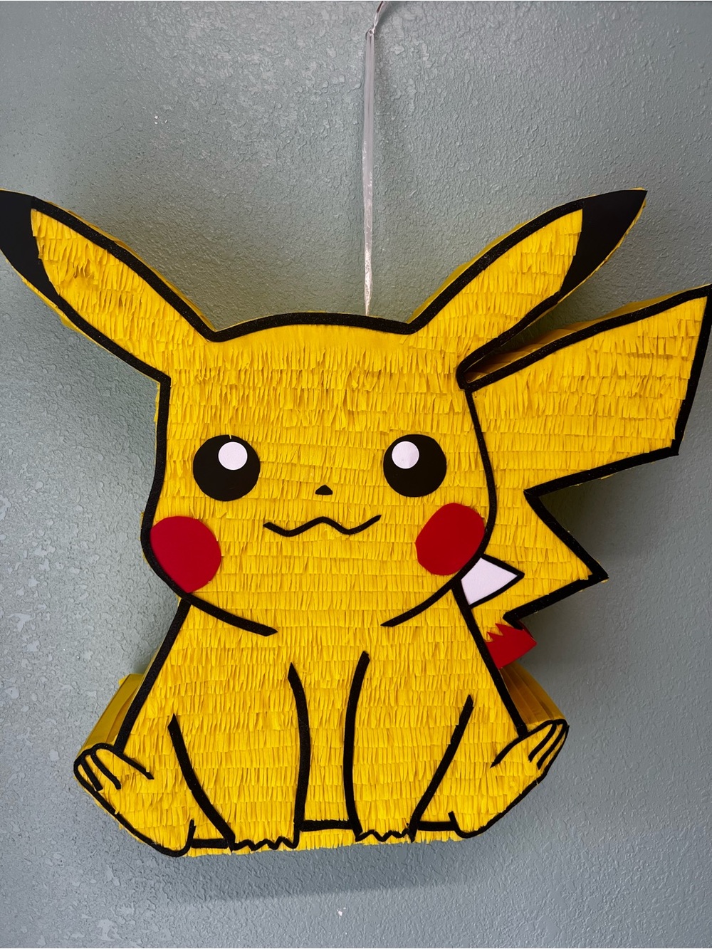 Yellow Pikachu handmade Pinata - Cute Character party decor